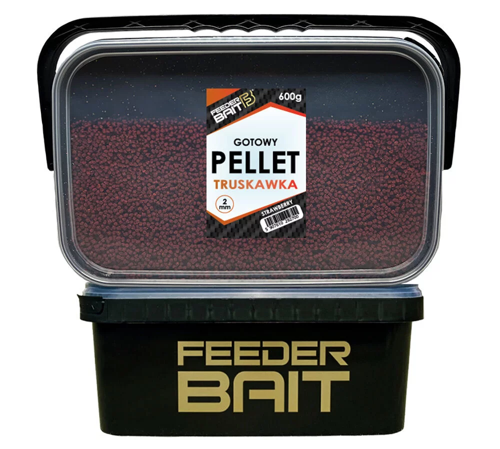 Feeder Bait Pellet Gotowy 2mm Truskawka